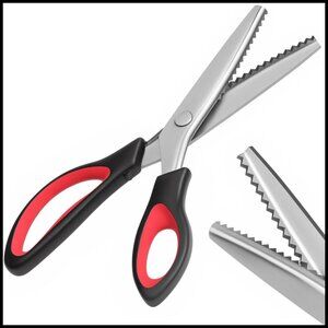 Professional Pinking Shears Stainless Steel Sewing Craft Fabric Edging Tool